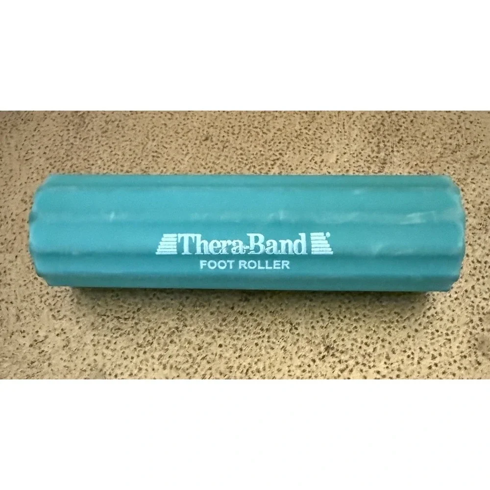 THERABAND Green Foot Roller Massager Heel Spurs Plantar Fasciitis Stretch Toes